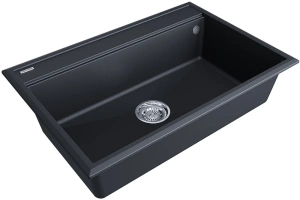 Мойка кухонная Paulmark Stepia 75 темно - серый матовый - 2