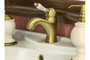 Смеситель для раковины Aksy Bagno Biti бронза (302 bronze) - 2