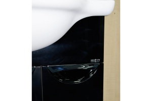 Тумба под раковину Misty Жасмин 55 черная глянцевая - 2