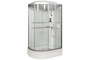 Душевая кабина Deto L 120х80 с электрикой, хром (L520REL) - 2