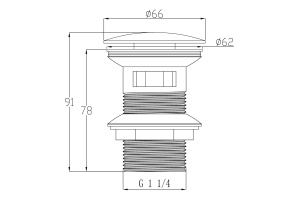 Swedbe Attribut Донный клапан 0003 - 3