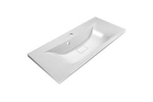 Раковина BelBagno 110х45 белый (BB1100/450-LV-MR-PR) - 2