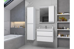 Шкаф-пенал Brevita Balaton 35 L, белый (BAL-05035-01-2Л) - 2