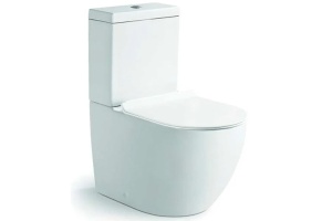 Чаша для напольного унитаза Vincea Globo белая с сиденьем микролифт без бачка