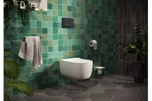 Система инсталляции для унитазов Berges Wasserhaus Novum с кнопкой смыва, черная 040245 - 2