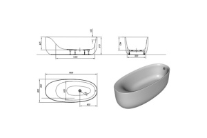 Акриловая ванна Kolpa San Soft 180х80 белая - 3