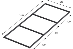 Ножки для душевого поддона Good Door Essentia 160x70 - 2