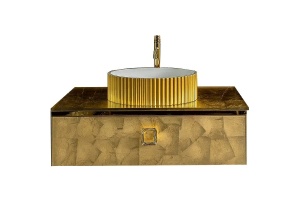 Тумба под раковину Armadi Art Lucido 100 золото