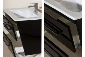 Тумба для комплекта Bellezza Берта подвесная 60 красная - 3