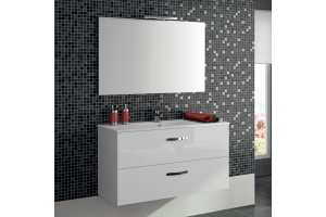 Мебель для ванной Jacob Delafon Ola 100 белый блестящий