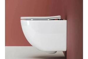 Комплект подвесного унитаза с инсталляцией Ceramica Nova Forma с кнопкой Round хром - 3