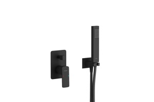 Душевой набор встраиваемый Excellent Keria черный матовый - 2