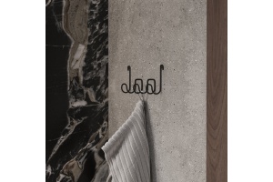 Крючок DIWO Смоленск П16542 тройной, черный муар - 3