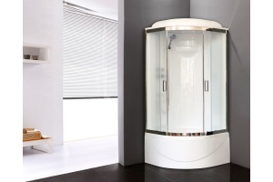 Душевая кабина Royal Bath 90х90 хром стекло матовое - 2