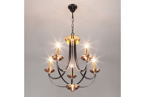 Подвесная люстра Eurosvet Lazzaro 60098/5 черный - 2