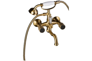 Смеситель для ванны Boheme Royal Cristal черная бронза