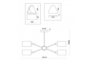 Потолочная люстра Freya Brianne FR5040PL-06CH - 2