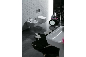 Унитаз подвесной Simas Evolution с крышкой белый - 3