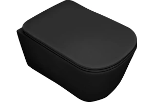 Унитаз подвесной Kerasan Tribeca черный матовый (511431)