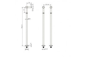 Колонны Boheme Brillante 603 хром - 2