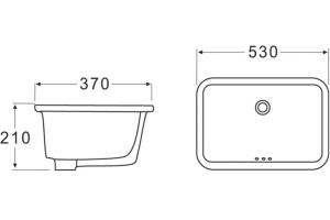 Раковина BelBagno BB1006 - 2
