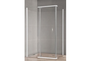 Душевой уголок Royal Bath HPVD 100х70х185 профиль белый стекло прозрачное