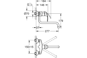 Смеситель Grohe Eurosmart New 32224002 для кухонной мойки - 3