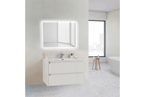Тумба под раковину Belbagno Kraft 39 80 белый матовый - 2