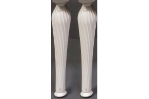 Ножки для тумбы Boheme Armadi Art Vallessi Avangarde Spirale 45 белый - 2