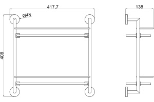 Полка Allen Brau Priority 6.31015-31 черная - 2
