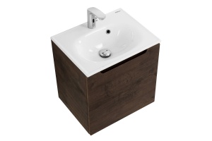 Тумба с раковиной BelBagno Etna 50 L темное дерево - 3