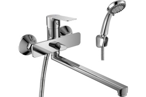 Смеситель для ванны Rossinka  хром (RS27-33)