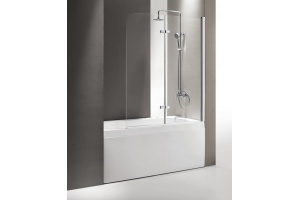 Шторка на ванну Cezares Eco O-V-21-120/140-P-Cr-R стекло punto - 2