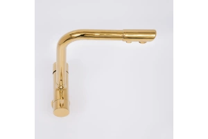 Смеситель для кухни Wasserkraft золото - 3