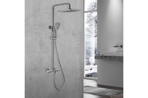 Душевая стойка Vincea Next термостатическая сталь - 2