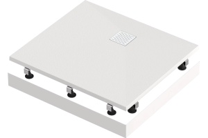 Поддон для душа Good Door Essentia 80x100, с сифоном, белый - 2