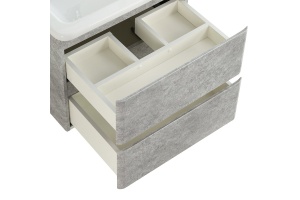 Тумба с раковиной BelBagno Albano 60 серый - 3