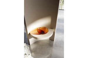 Раковина накладная ABBER Kristall 45 коричневый (AT2806Opal) - 2