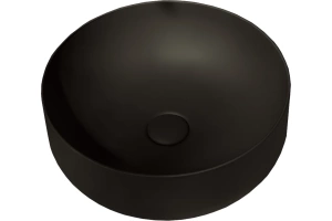 Раковина накладная Kerasan Nolita 40 черный матовый (534431) - 2