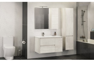 Мебель для ванной Comforty Бремен 90 дуб белый - 2