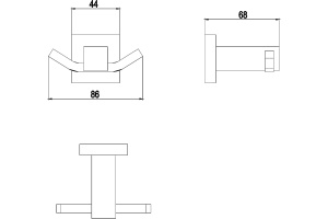 Крючок Timo Selene 17012/17 - 2
