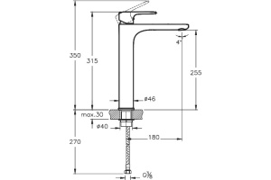 Смеситель для раковины VitrA Root Round медный - 2