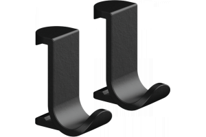 Крючок широкий Hansgrohe WallStoris черный матовый 