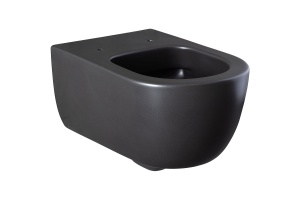 Чаша для подвесного унитаза Allen Brau Priority без сиденья черный матовый