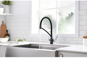 Смеситель для кухни Paulmark Siegen черный матовый - 3