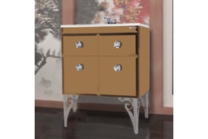 Тумба с раковиной Bellezza Луссо 65 золото