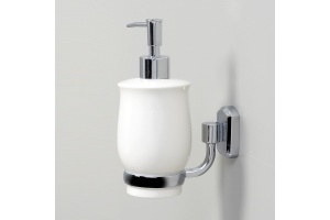 Дозатор для жидкого мыла WasserKraft  хром - белый - 2