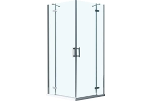 Душевой уголок BelBagno Kraft 100х80 хром (KRAFT-AH-22-100/80-C-Cr-R)