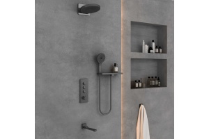 Душевой комплект Vincea Inspire с термостатом темный хром - 3
