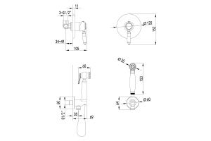 Гигиенический душ Lemark Villa (LM4819B) - 2